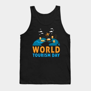 World Tourism Day Travel Across The Continent & See World Tank Top